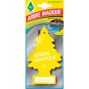 Profumatore auto giallo "Arbre Magique Mediterraneo Agrumi di Capri"