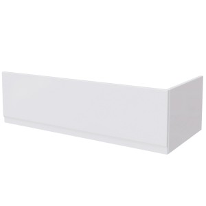 Pannello vasca bianco per un maggiore comfort della doccia.