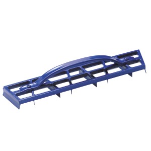 Pialla per gesso LUX Classic blu, 50 cm, in alluminio con lame in acciaio.