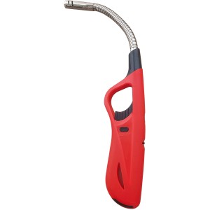 Accendino a stelo rosso con collo flessibile per campeggio e outdoor.
