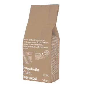 Fugabella Color Kerakoll stucco per fughe, sacco da 3 kg per piastrelle, mosaici e pietre naturali.