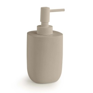 Dosasapone bagno Ylenia in resina 310 ml tortora chiaro matt