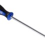 Cacciavite a taglio LUX Comfort, 8 mm x 175 mm, con manico bicomponente blu e nero.