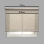 Tenda a rullo Berlin filtrante 220x250 cm beige_2