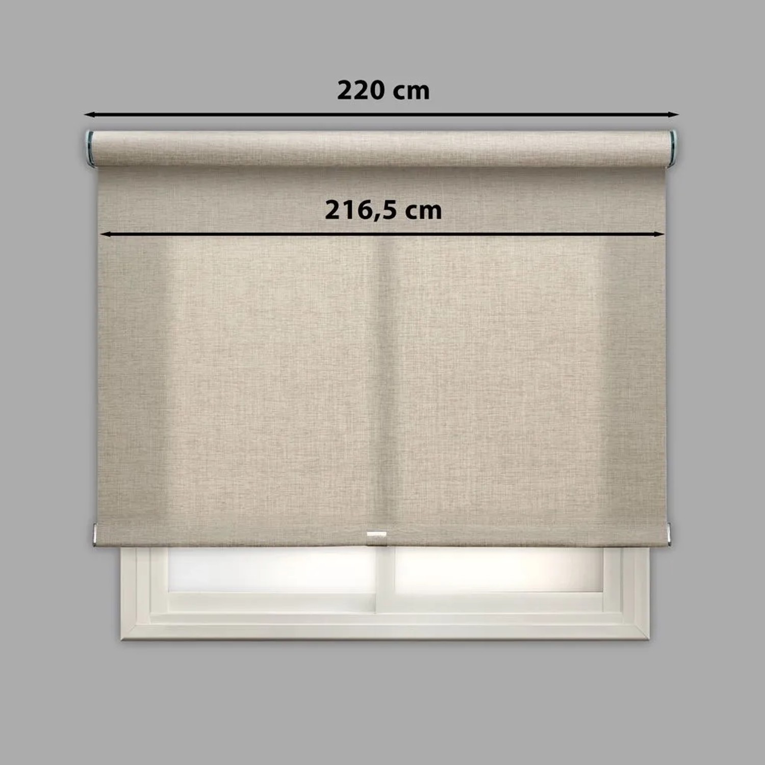 Tenda a rullo Berlin filtrante 220x250 cm beige_2