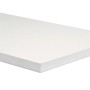 Ripiano in legno bianco t.b.t. per scaffali e costruzione di mobili.
