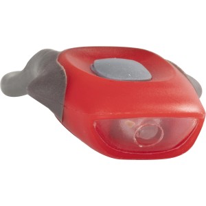 Lampada t.b.t. rossa con pulsante grigio per riparazioni e ricambi.