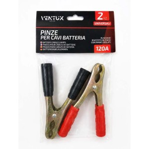Pinze per cavi batteria VENTUX Gear 120A rosso/nero universali 2 pz