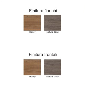 Mobile bagno base laterale sospesa Taiko 1 anta sx 40x45x54 cm assortito