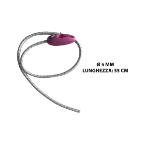 t.b.t. tenditore elastico con chiusura rosa, lunghezza 55cm.