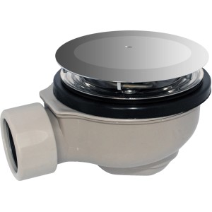 t.b.t. Ricambio per cassetta WC con coperchio cromato per cassette WC.