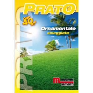 Confezione di semi per prato ornamentale t.b.t. Ideale per zone soleggiate.