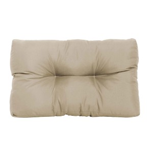 Cuscino da esterno t.b.t. beige con bottoni per mobili da giardino.