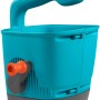 Spargitore manuale Gardena M per spargere semi, fertilizzanti e sale stradale. Spargitore manuale turchese e grigio.