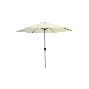 Ombrellone da balcone t.b.t. color crema con struttura nera.