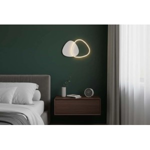 Applique LED Gil 1000 lm 3000-6000K 36x24x5 cm bianco