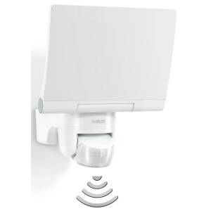 Faro LED da esterno Steinel XLED Home 2 XL S bianco con sensore di movimento.