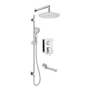 Set doccia incasso con box miscelatore Idrostile cromo
