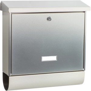 Cassetta postale in acciaio inox Burg Wächter Inoxstar 4720 Ni con portagiornali.