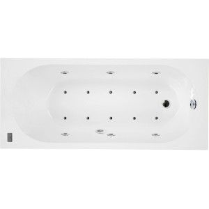 Vasca idromassaggio bianca t.b.t. con getti dall'alto.