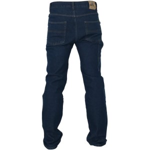 Pantaloni da lavoro t.b.t. blu scuro visti da dietro, parte dell'abbigliamento da lavoro.