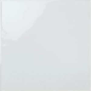 Piastrella da rivestimento bianca lucida. Ideale per bagno e cucina.