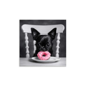 Canvas 30x30 cm chihuahua