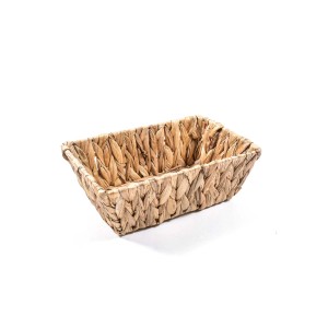 Cestino in banano 23x15x8 cm marrone