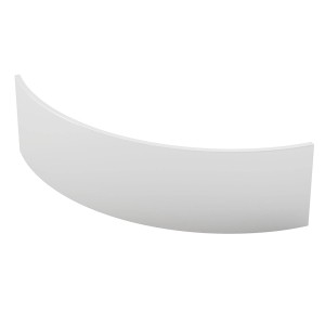 Pannello vasca bianco (t.b.t.) per un design elegante del bagno.