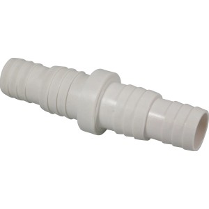 Raccordo universale bianco Summer Fun con 2 fascette per tubo piscina.