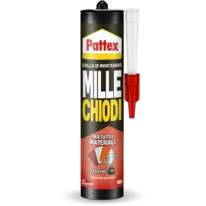 Pattex colla di montaggio "Mille Chiodi" per tutti i materiali, cartuccia.