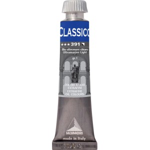 Tubo di colore ad olio blu (oltremare) Classico. Ideale per artisti e hobbisti.