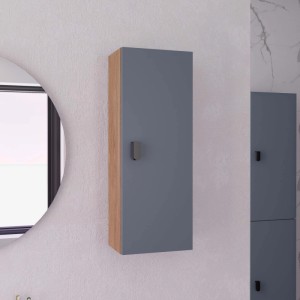 Pensile bagno reversibile 1 anta 25x68x18 cm assortito