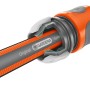 Tubo da giardino Gardena Comfort Flex 13mm con PowerGrip, sezione trasversale con raccordo.