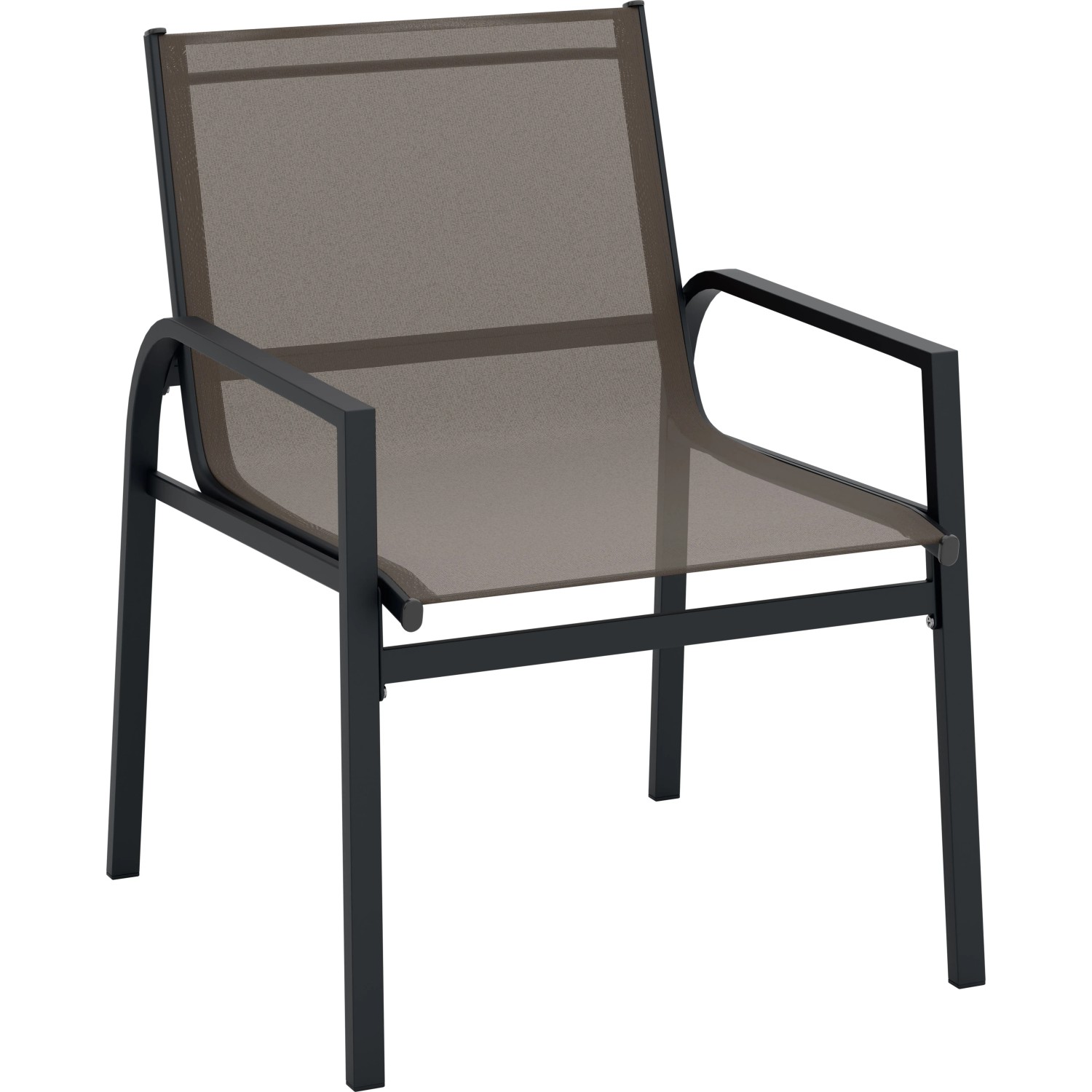 Salotto da balcone Tapena in acciaio e Textilen tortora 2 posti_4