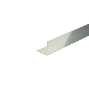 Profilo angolare 1 m alluminio anodizzato 40x40x1000 mm nichel opaco