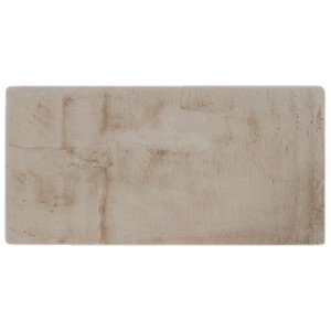 Tappeto a pelo lungo beige
