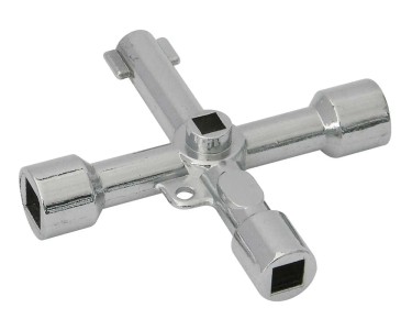 Chiave Universale Per Contatori Apkpesterml 2 Pezzi Contatore Multifunzionale 4-Modi Chiave Di Utility Universale Per Quadro Elettrico 4 Vie Universale Triangolare Per Acqua Cassetta Gas Armadio Chiave Quadrata - Foto 12