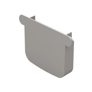 Testata per gronda First Plast TQGN 110x100 mm grigio