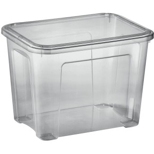 Contenitore/box trasparente t.b.t. per lo stoccaggio.