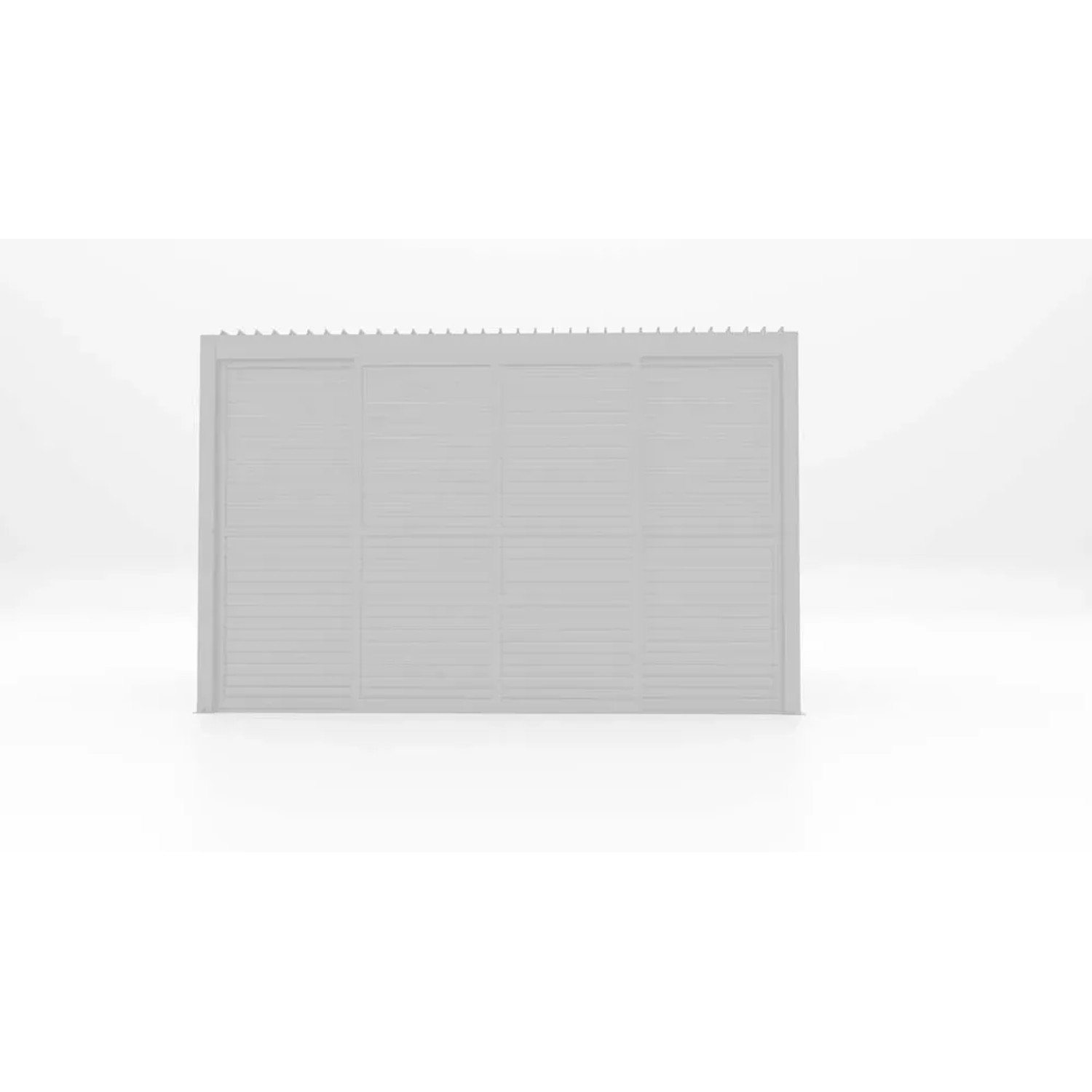 Pannello laterale grigio per padiglione/gazebo, composto da quattro elementi.
