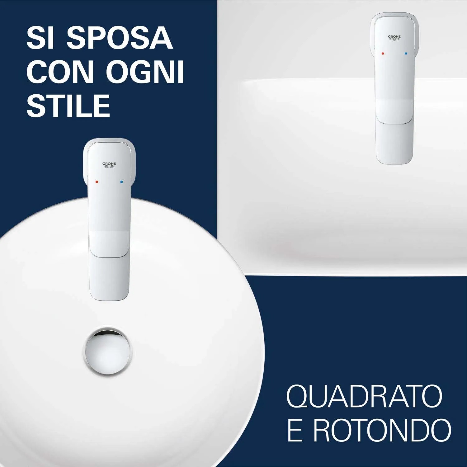 Miscelatore monocomando doccia esterno Grohe Dice cromo_11