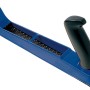 Pialla per legno LUX Comfort, design in plastica blu con manico nero.