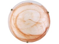 Plafoniera Trio In Cristallo - Diametro 30cm, Alabastro Bianco, E27 - Foto 2