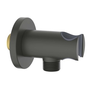 Supporto doccia t.b.t. nero per accessori doccia.
