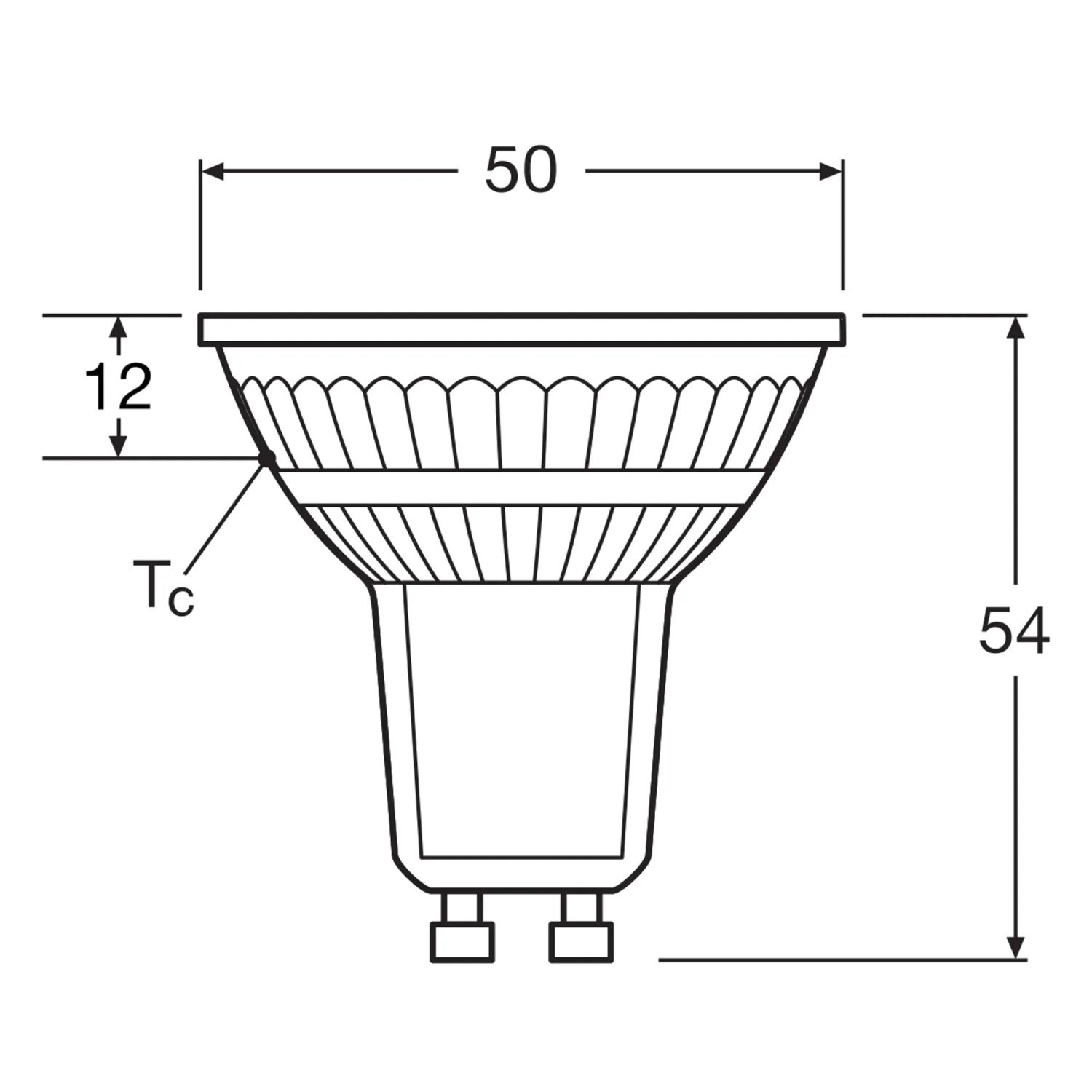 OSRAM Lampadina LED PAR16 36°, 35W 4000K GU10_6