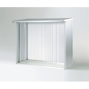 Pannello posteriore Biohort per WoodStock 150, grigio scuro metallizzato, lamiera d'acciaio