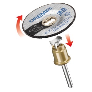 Disco abrasivo Dremel EZ SpeedClic SC541 con sistema di cambio rapido.