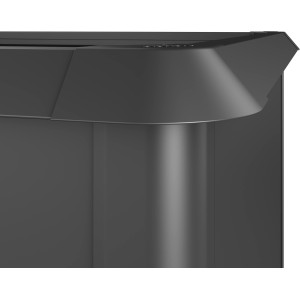 Protezione lumache Biohort per aiuola rialzata, 1,5x0,5m, grigio scuro metallizzato.