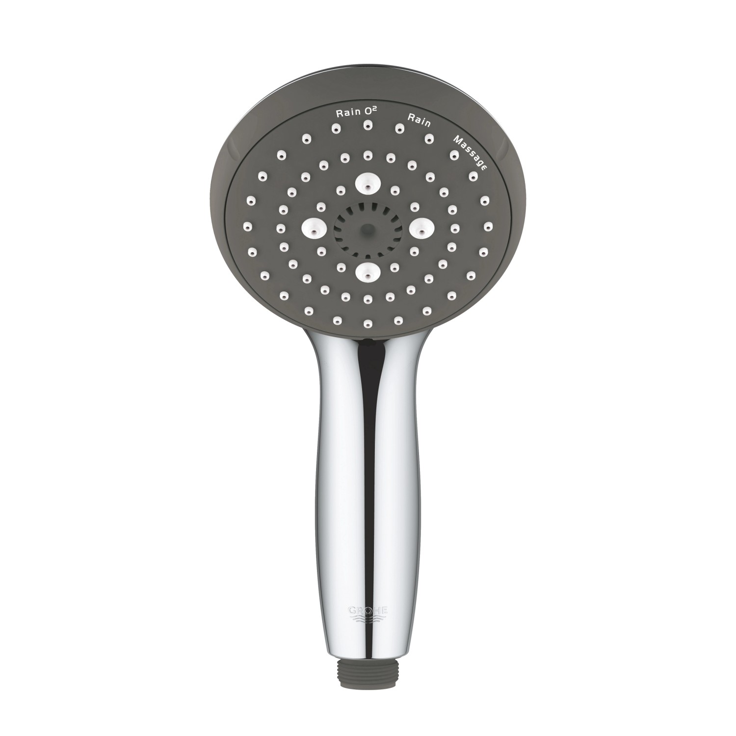 Manopola Doccia Grohe Vitalio Comfort 110 - 3 Getti (Rain, Jet, Massage), Risparmio Idrico, Tecnologia SmartSwitch